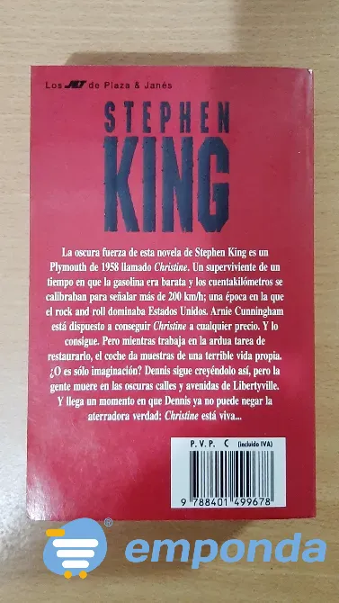 Libro Chistine de Stephen King Ituzaingó - imagen 2