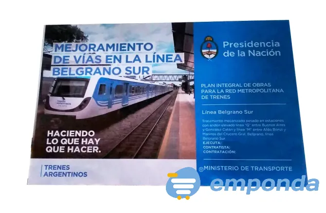 Desarrollo de carteles de obra en instalaciones de la muni d Lanús - imagen 1