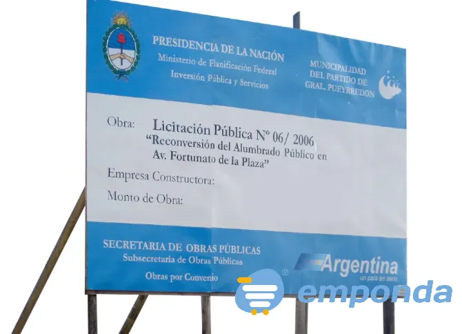Desarrollo de carteles de obra en instalaciones de la muni d Lanús - imagen 2
