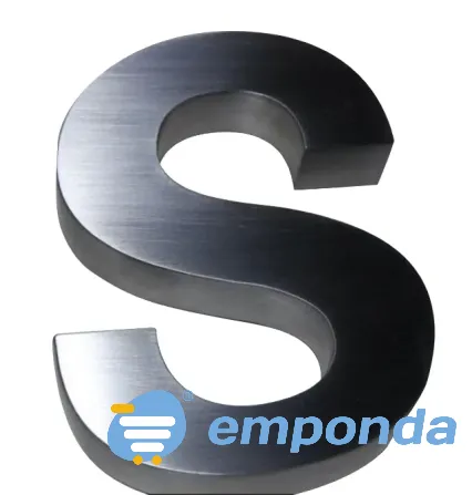 Letras de acero esmerilado con luminosidad para zona lugano Lanús - imagen 3