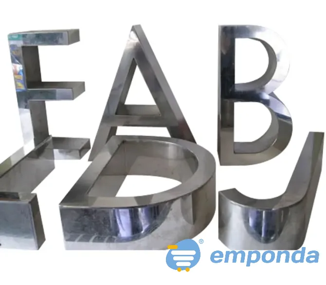 Letras de acero esmerilado con luminosidad para zona lugano Lanús - imagen 4