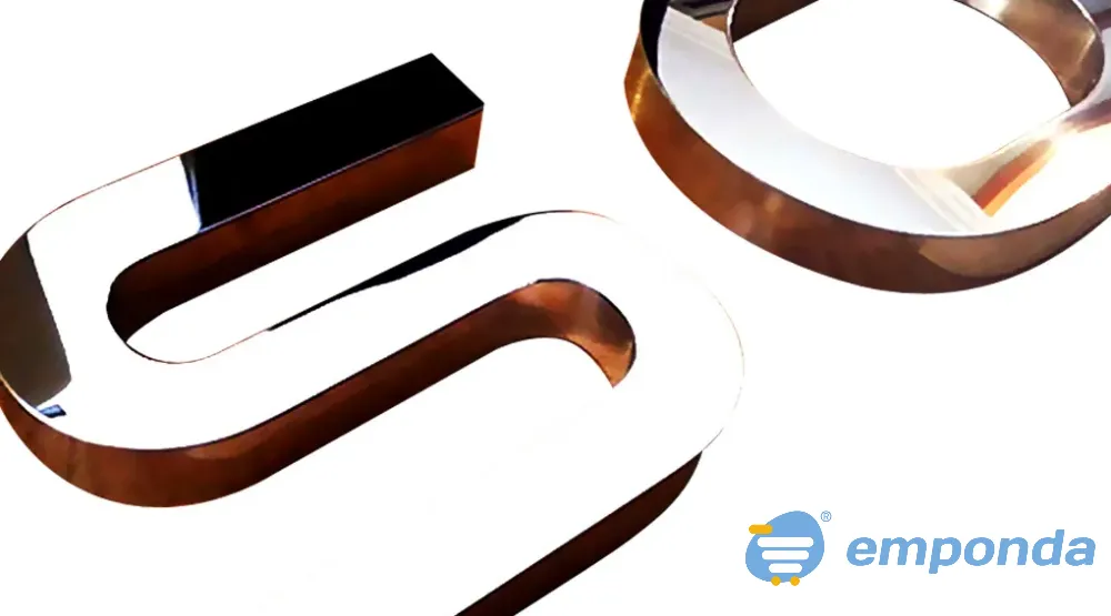 Letras de acero esmerilado con luminosidad para zona lugano Lanús - imagen 2