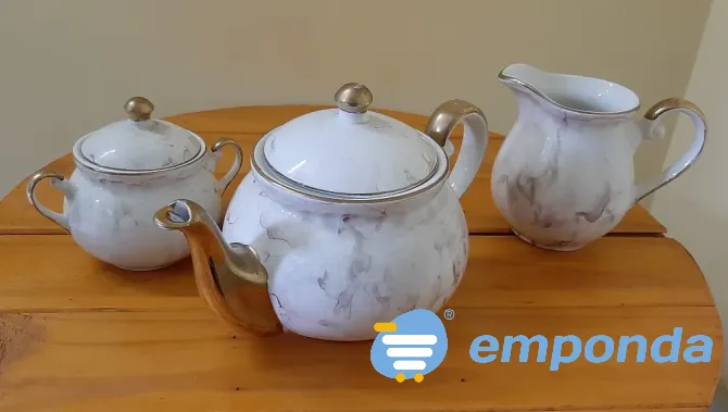 Juego de te de ceramica estilo ingles Ituzaingó - imagen 2