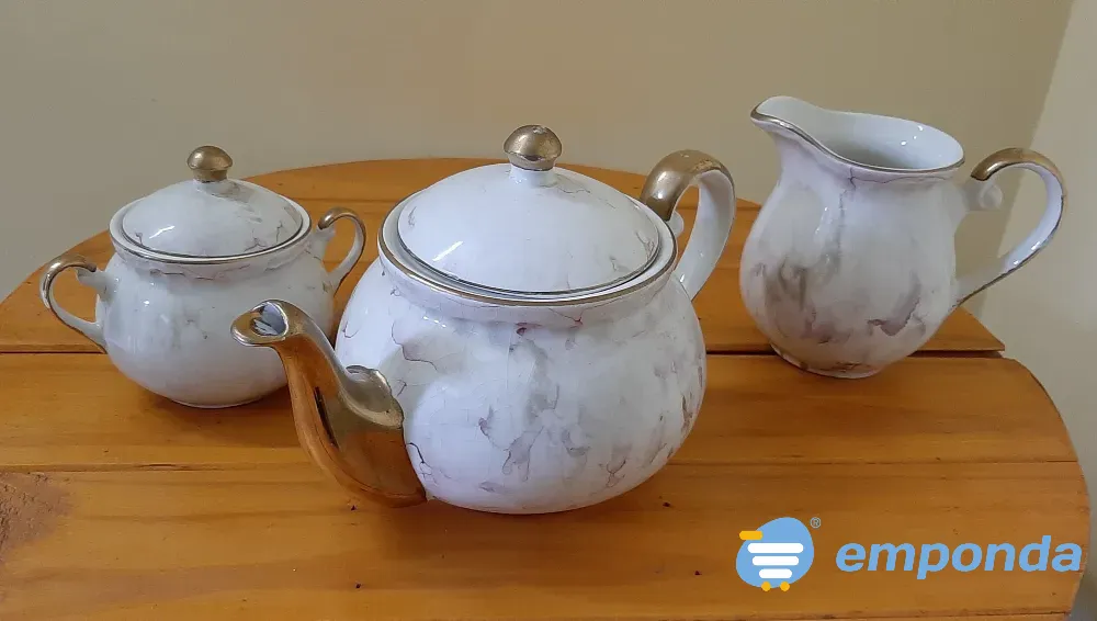 Juego de te de ceramica estilo ingles Ituzaingó - imagen 2