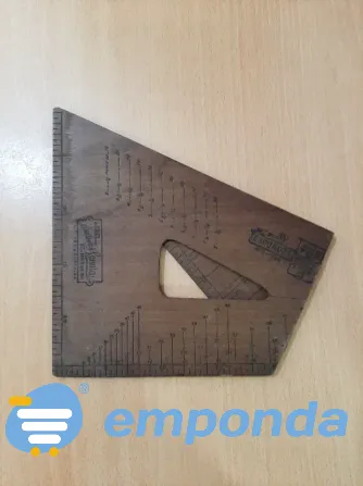 Escuadra plegable antigua Ituzaingó - imagen 3