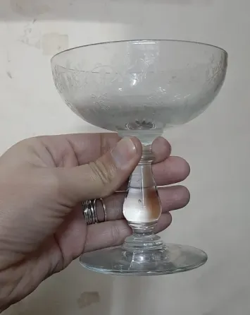 Copas de vidrio labradas Ituzaingó