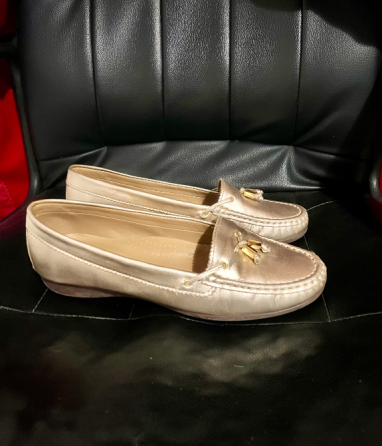Zapatos de mujer dorado Morón