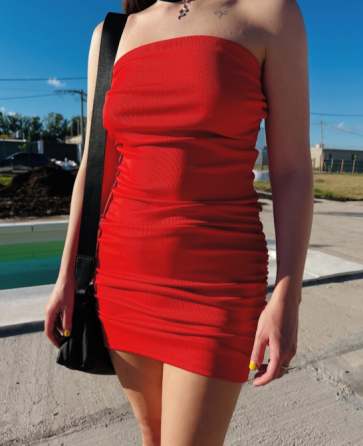 Vestido rojo Morón