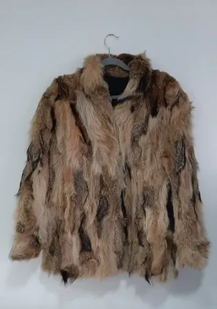Tapado de piel de zorro, autentico vintage Ituzaingó