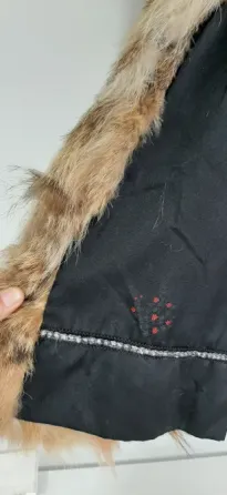 Tapado de piel de zorro, autentico vintage Ituzaingó