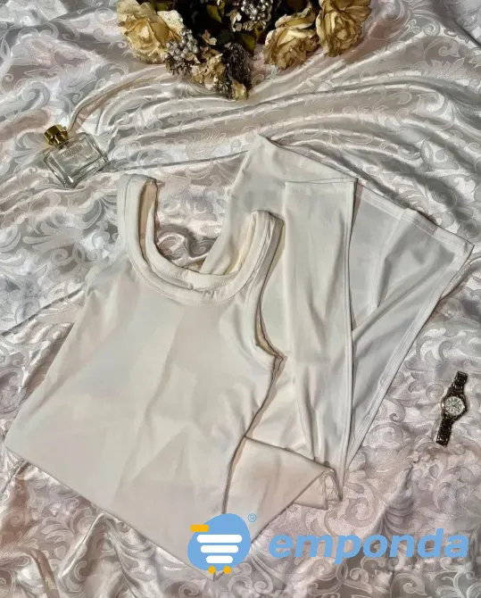 Vestido largo con tajo Morón - imagen 1