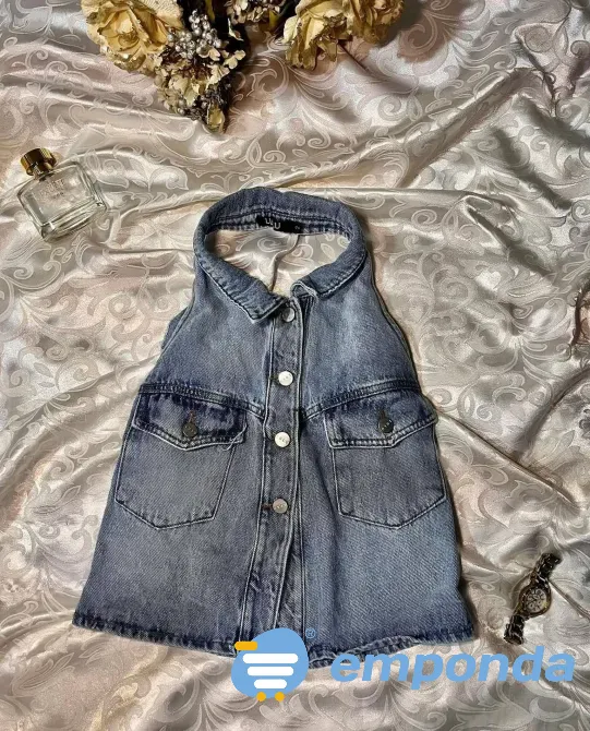 Chaleco de jeans Morón - imagen 1