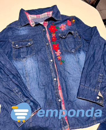 Camisa de mujer azul Morón - imagen 1