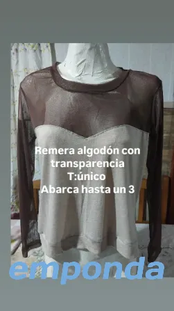Remera con transparencia Santa Fe ciudad - imagen 1