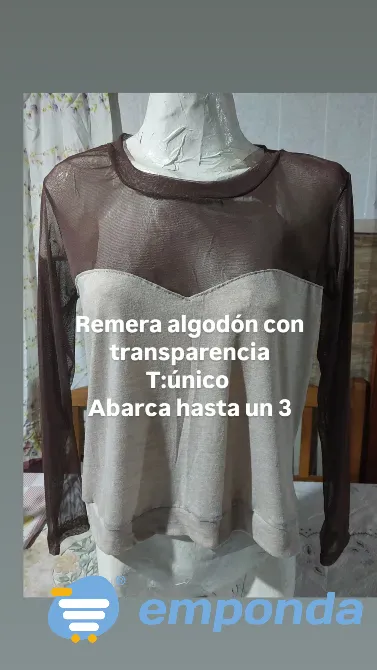 Remera con transparencia Santa Fe ciudad - imagen 1