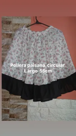 Pollera paisana Santa Fe ciudad