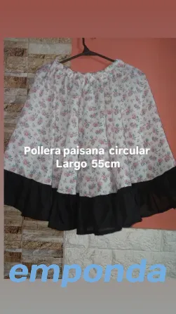 Pollera paisana Santa Fe ciudad - imagen 1