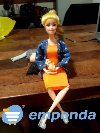 Barbie embarazada con sorpresa y bebé incluido Almagro - imagen 5