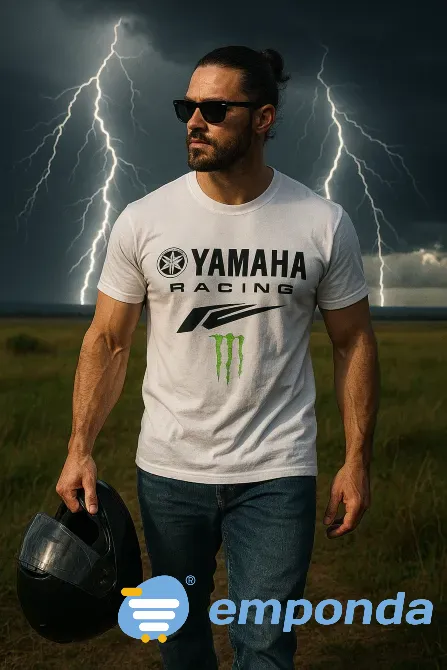 Remera oversize blanco Esteban Echeverría - imagen 1