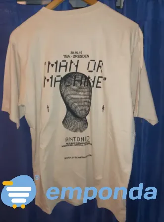 Remera oversize talle único unisex Esteban Echeverría - imagen 1