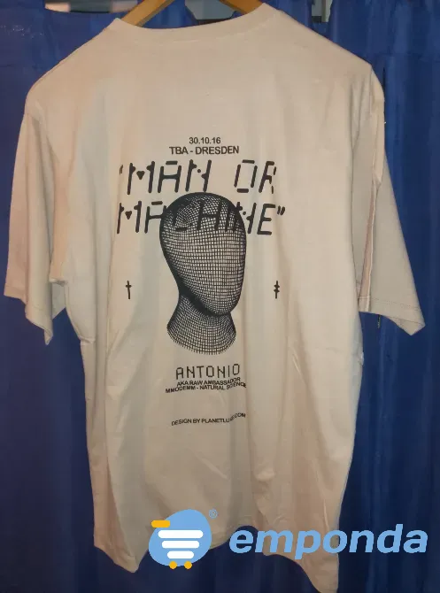 Remera oversize talle único unisex Esteban Echeverría - imagen 1