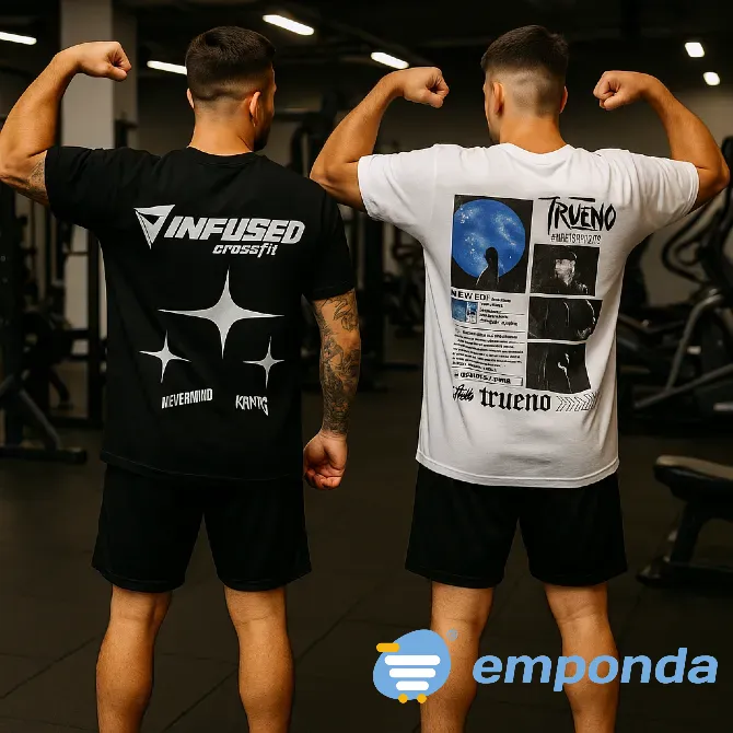 Remera oversize variedad de estampas Esteban Echeverría - imagen 1