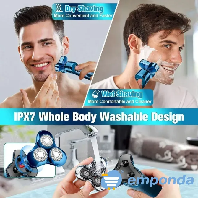 Afeitadora Rasuradora Portátil Shaver Magnética Recargable Floresta - imagen 8