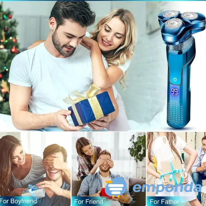 Afeitadora Rasuradora Portátil Shaver Magnética Recargable Floresta - imagen 9