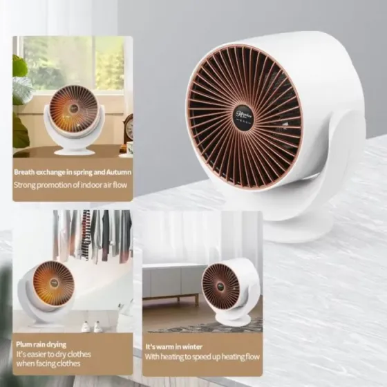 Caloventor Calefactor Portátil 220v De Mesa Invierno Calor Floresta