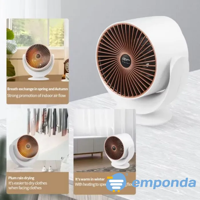 Caloventor Calefactor Portátil 220v De Mesa Invierno Calor Floresta - imagen 4