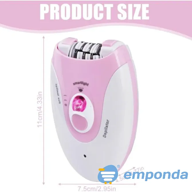 Depiladora Moderna Con Luz Led 2 Velocidades Facial Corporal Floresta - imagen 5