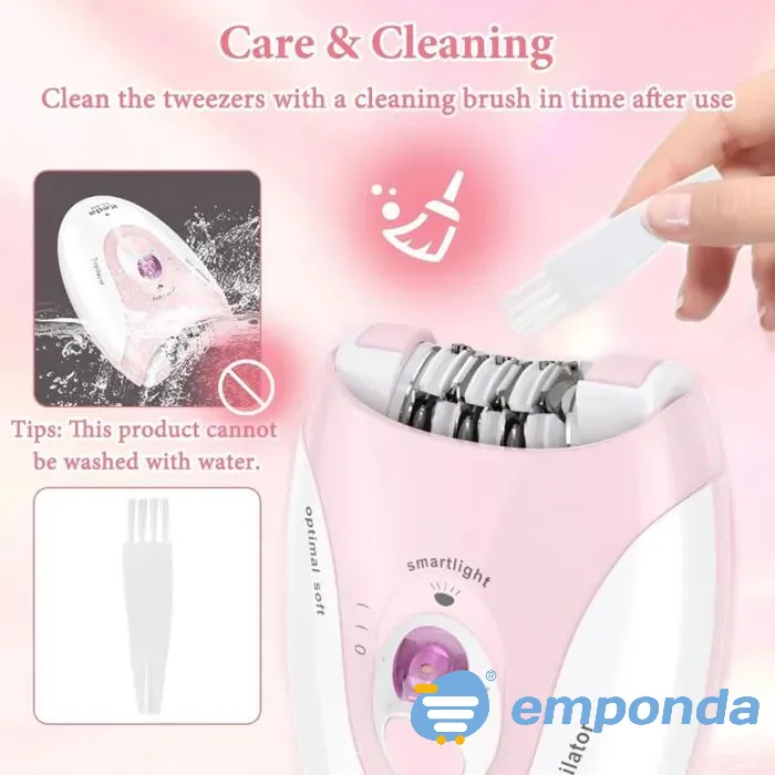 Depiladora Moderna Con Luz Led 2 Velocidades Facial Corporal Floresta - imagen 2