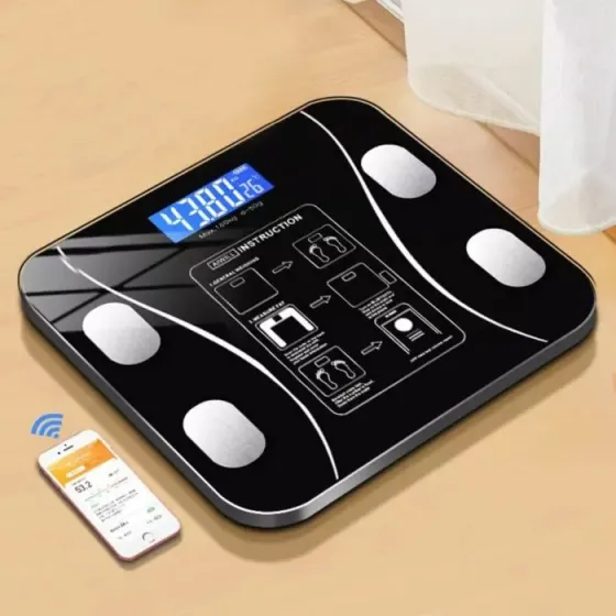 Balanza De Baño Personal Digital Bluetooth Floresta