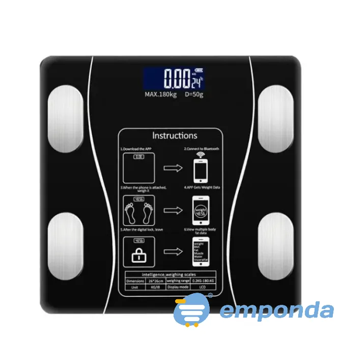 Balanza De Baño Personal Digital Bluetooth Floresta - imagen 7