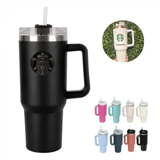 Vaso Termico 1200ml Starbucks con Agarre Floresta