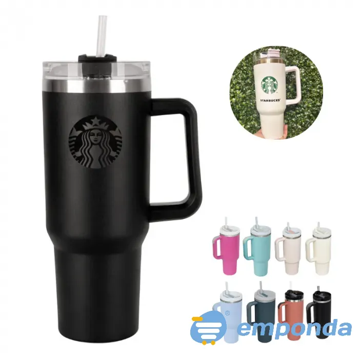 Vaso Termico 1200ml Starbucks con Agarre Floresta - imagen 1