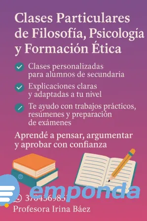 Profesora de filosofía Formosa - imagen 1