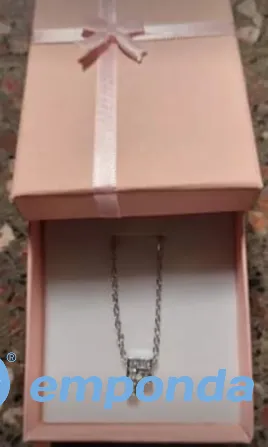 Collar inicial strass de acero quirúrgico La Matanza - imagen 2