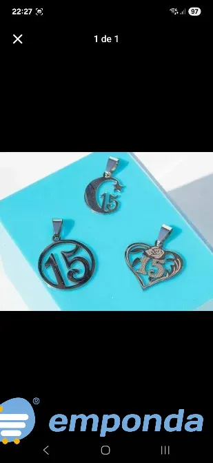 Collar 15 años acero quirúrgico La Matanza - imagen 5