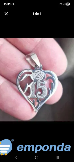 Collar 15 años acero quirúrgico La Matanza - imagen 6