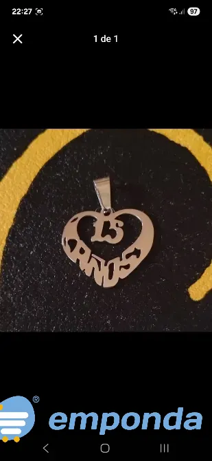 Collar 15 años acero quirúrgico La Matanza - imagen 3