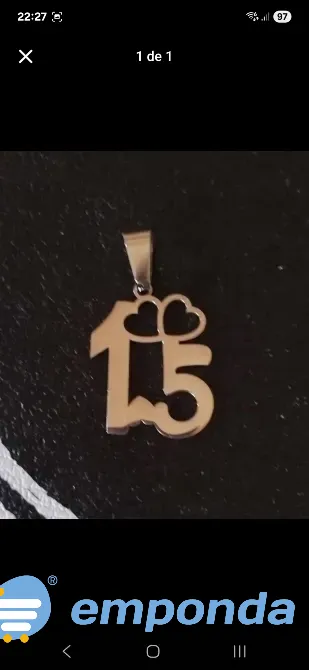 Collar 15 años acero quirúrgico La Matanza - imagen 1