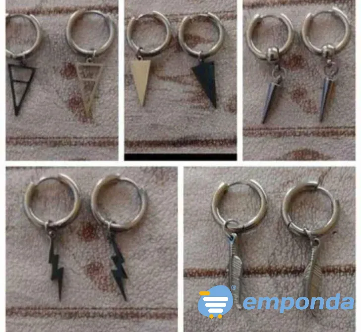 Aros colgantes acero quirúrgico La Matanza - imagen 3