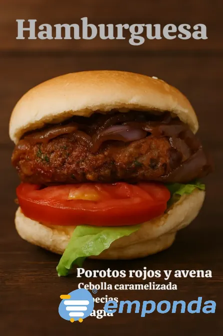 Hamburguesa porotos y avena Pilar - imagen 1