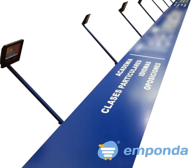 Cartel de lona con bastidor para sostener para panaderias de Lanús - imagen 2