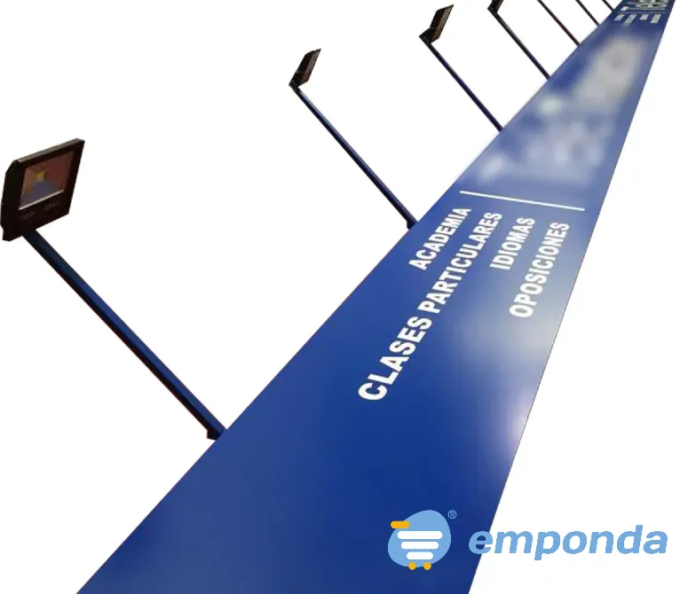 Cartel de lona con bastidor para sostener para panaderias de Lanús - imagen 2