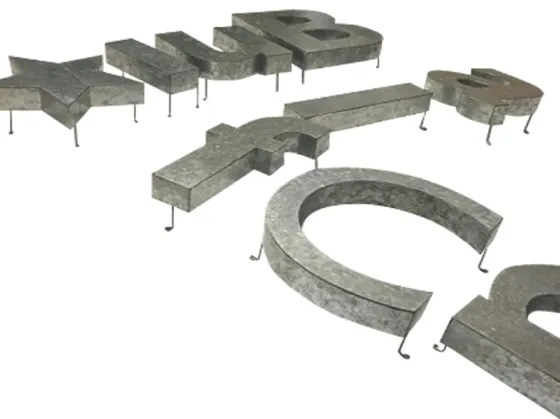 Colocacion de letras y numeros de chapas para negocios en mo Lanús