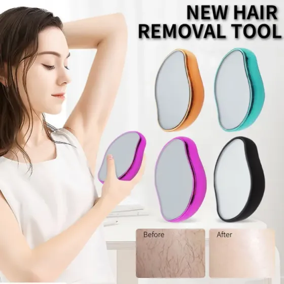 Depilador Exfoliante Sin Dolor De Cristal Floresta