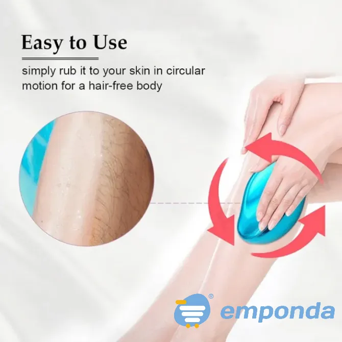Depilador Exfoliante Sin Dolor De Cristal Floresta - imagen 2