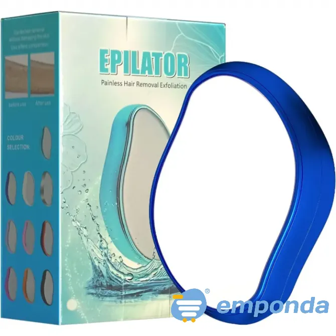Depilador Exfoliante Sin Dolor De Cristal Floresta - imagen 1